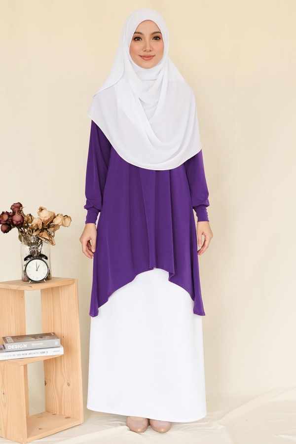 Noura Blouse - Royal Purple